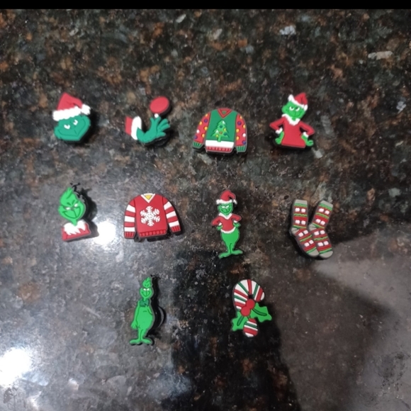 Accessories 1 The Grinch Croc Charms Jibbitz Crocs Crafts Cake